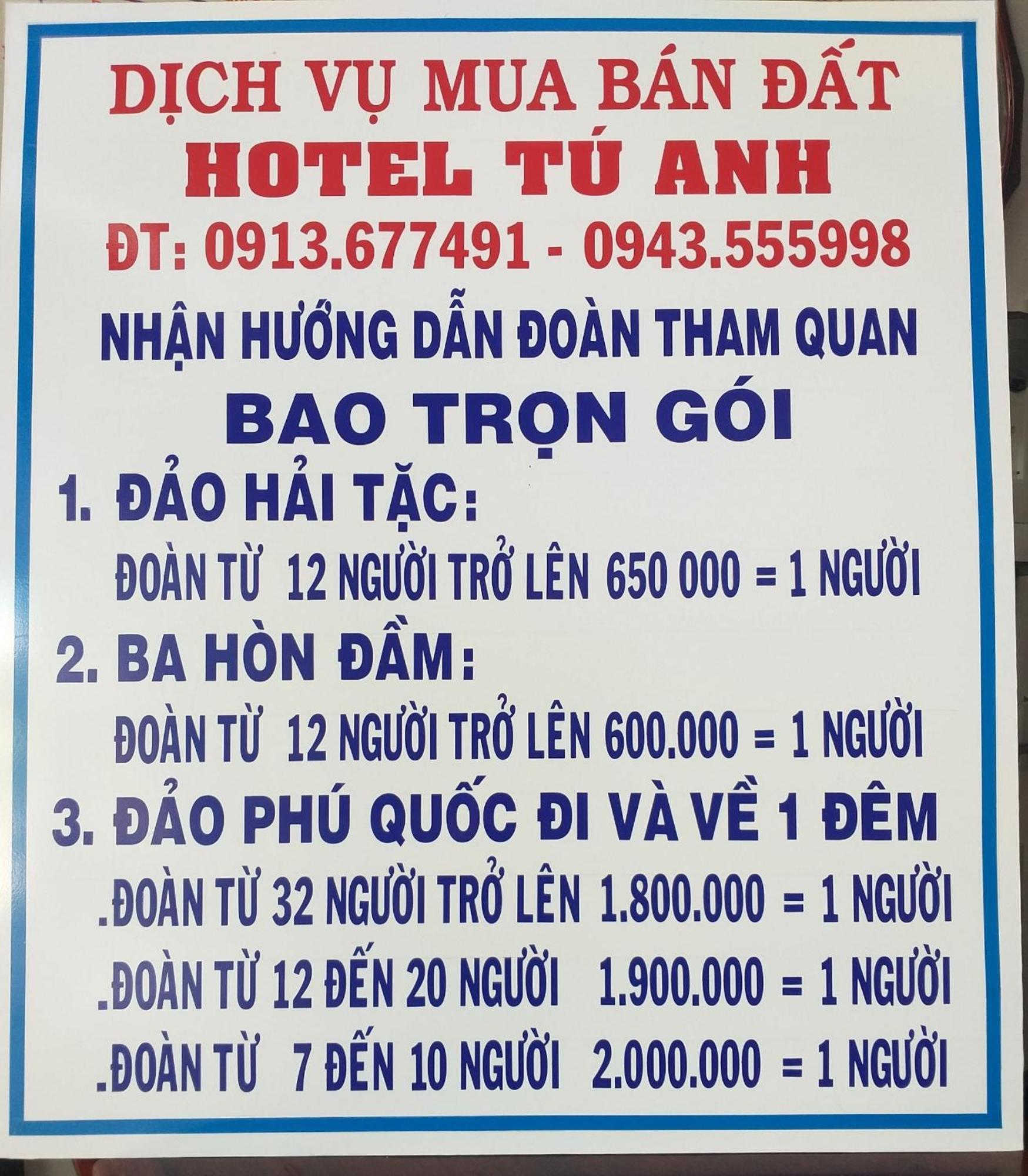 Khach San Tu Anh Hotel Hà Tiên Kültér fotó